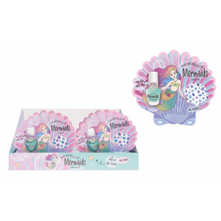 Juego de regalos de esmalte de uñas de sirena