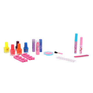¡Ciéntalo! Caja de maquillaje de belleza NEON GLITTER