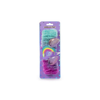 Fascia per capelli trucco bambola da sogno unicorno | 6 pezzi