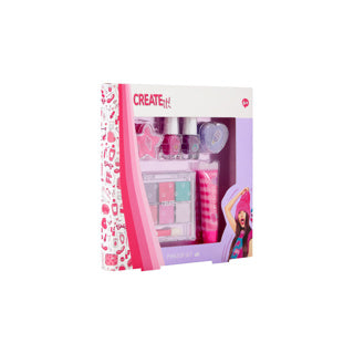 ¡Créalo! set de maquillaje rosa lila | 6 piezas