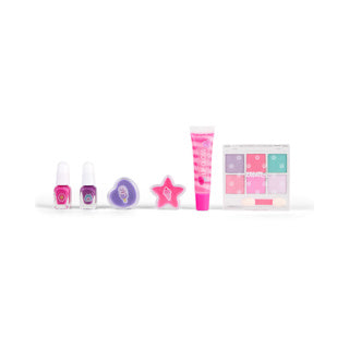 ¡Créalo! set de maquillaje rosa lila | 6 piezas