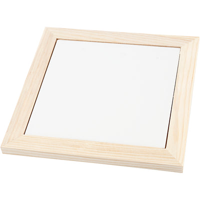 Posavasos de empresa Creativ con estructura de madera, dimensiones 18,5x18,5x1,16 cm, 1 pieza