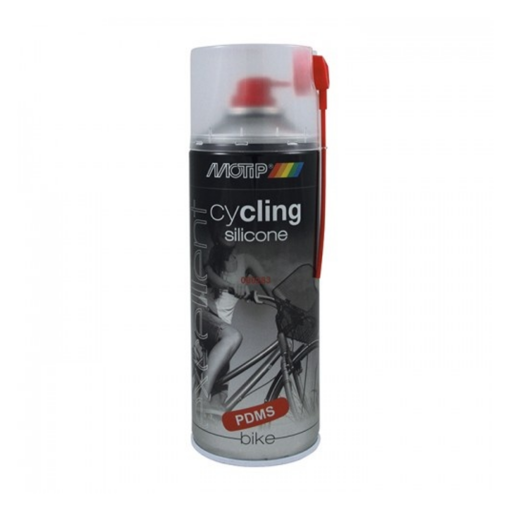 Spray de silicona motiv ciclismo rociado