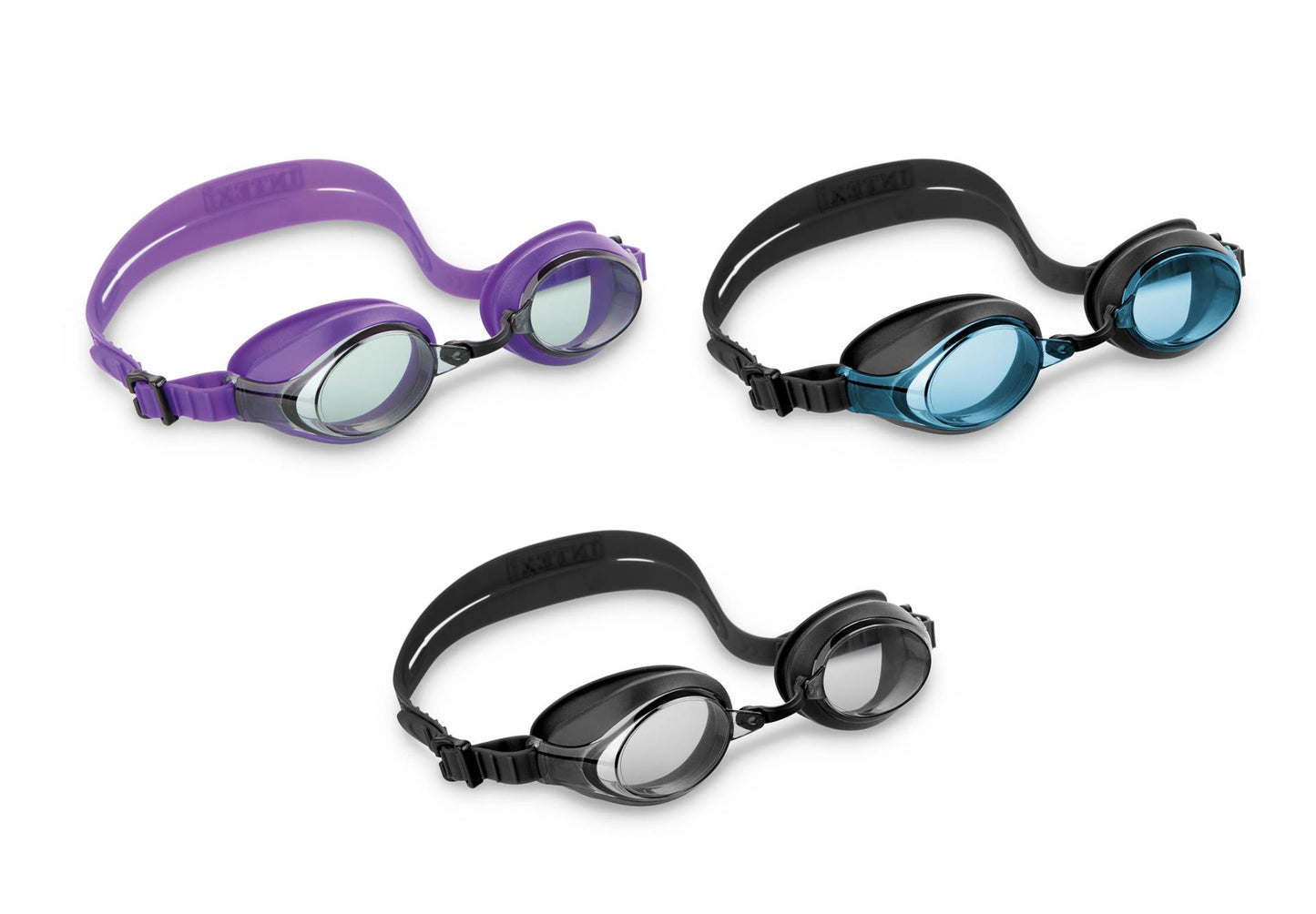 Occhialini nuoto Intex silicone sport racing 8+