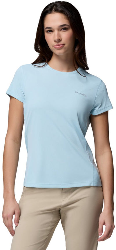 Maglia da esterno Columbia zero regole™ light ss crew da donna - luce marina