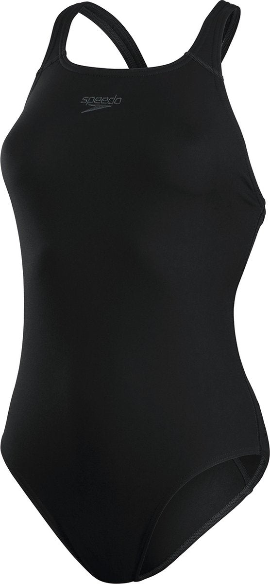 Speedo eco+ medalist dames sportbadpak - zwart