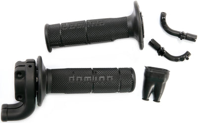 Domino gas twist grip fixture manopole gas alu sw 2-pull, maniglia