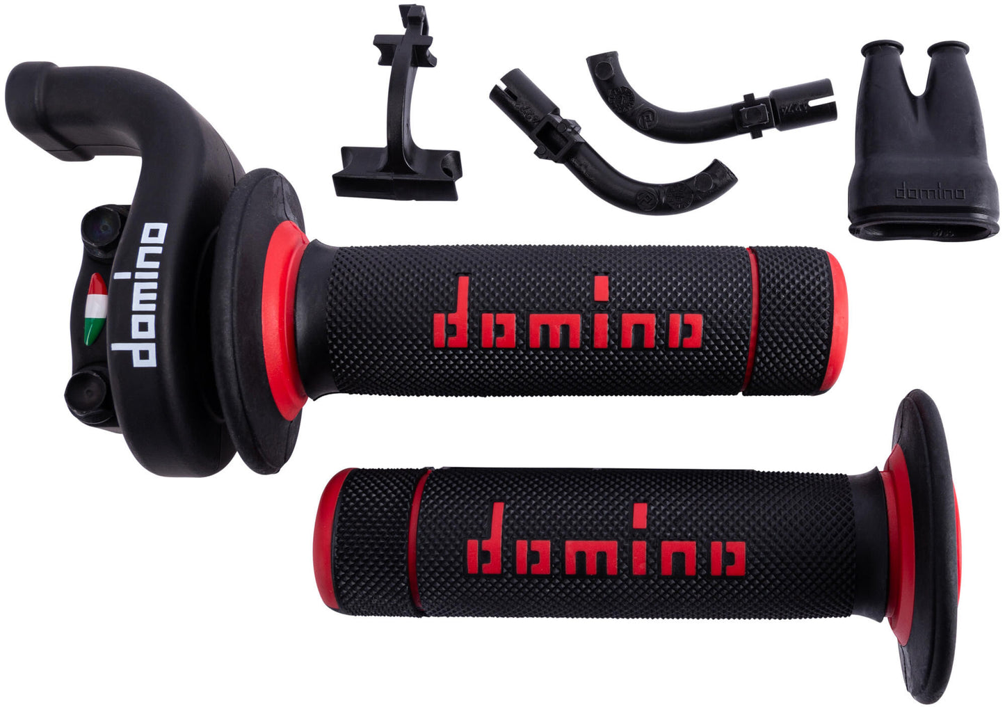 Maniglia Domino gas twist kre03 . manopole gas alu sw 2-pull c.gomma a0