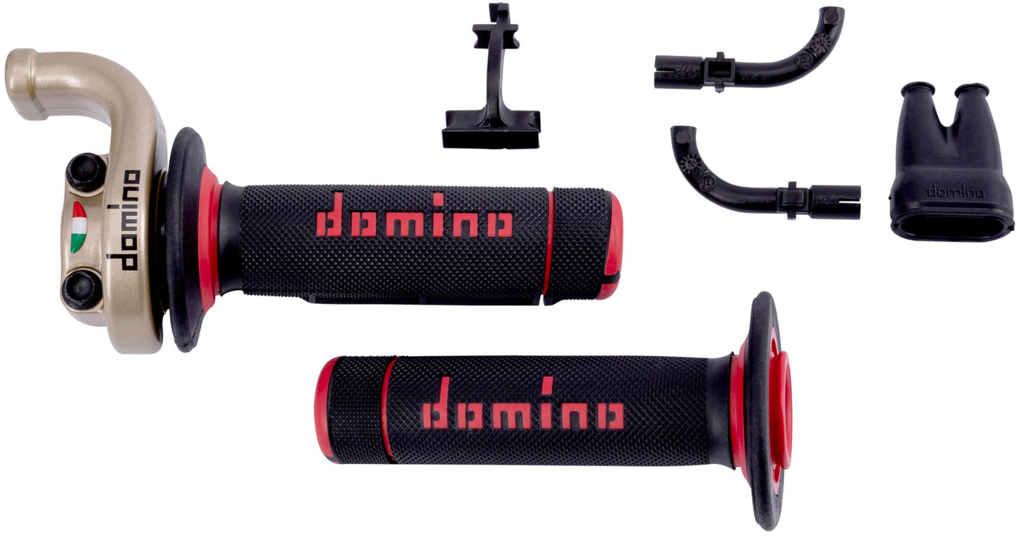 Maniglia Domino gas twist kre03 . manopole gas alu go 2-pull c.gomma a0