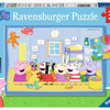 Ravensburger puzzel peppa pig - twee puzzels - 12 stukjes - kinderpuzzel