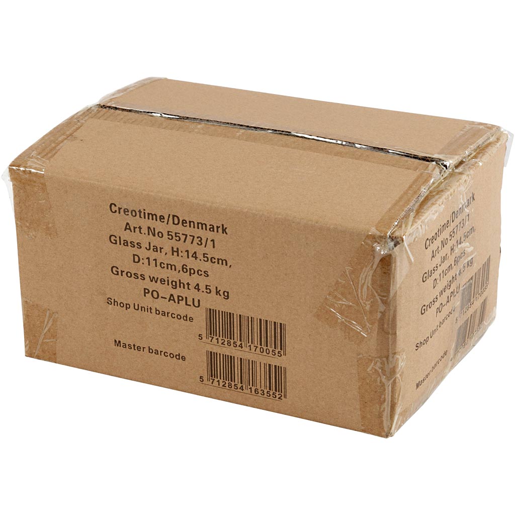 Https: www.cchobby.nl glazen-pot-h-14-5-cm-d-11-cm-gatgrootte-7-cm-6-stuk-1-doos