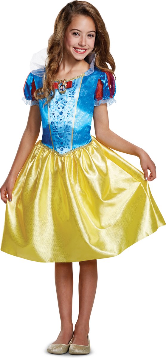 Disfraz princesa disney - blancanieves, blancanieves clásica, talla xs (3t-4t años), niñas
