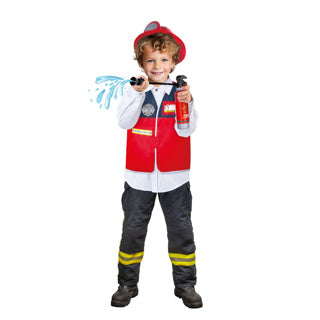 Set costume da vigili del fuoco con accessori