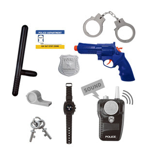 Set costume da polizia con accessori