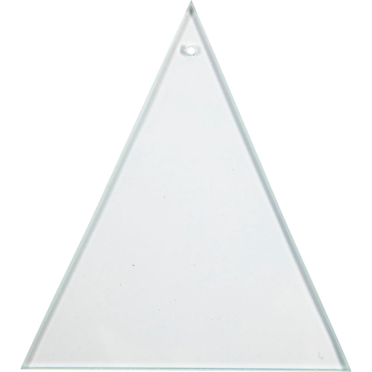 Creative Company Triangolo in vetro con foro 8x9cm, 10st.