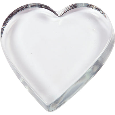 Creative Company Glass Hart trasparente 9x9cm, 10st.