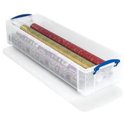 Utilissimi contenitori portaoggetti da 22 l trasparenti
