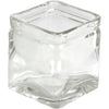 Creative Company Square Glass, H: 5,5 cm, Dim 5,5x5,5 cm, 12 pezzo 1 scatola
