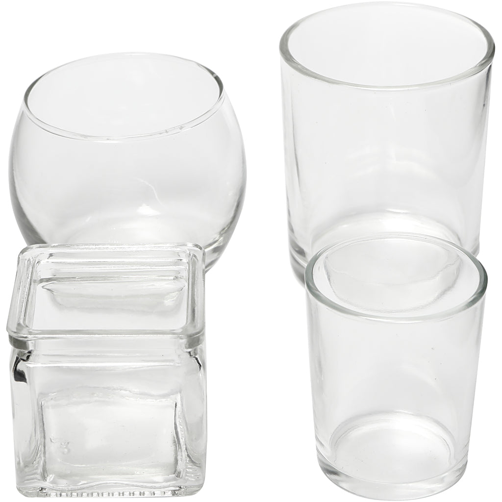 Lumino Creative Company, h: 5,3-8,4 cm, d 4,5-7,3 cm, il contenuto può variare, 72 pezzi 1 scatola