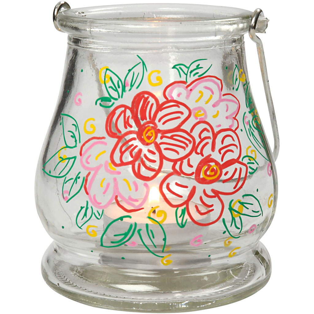 Linterna Creativ Company, h: 10 cm, p 9 cm, 12 piezas 1 caja