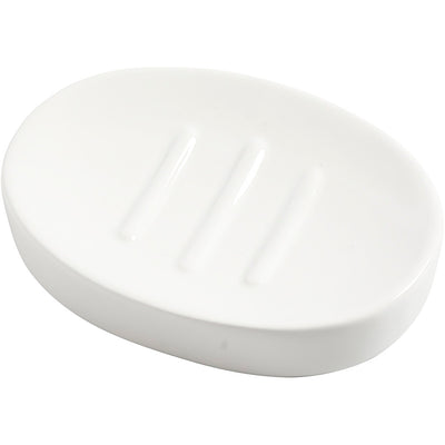 Portasapone Creative Company, h: 2,5 cm, l: 13,5 cm, l: 10 cm, bianco, 1 pezzo