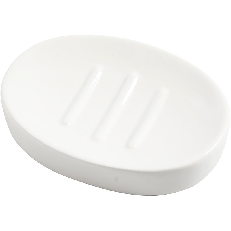 Portasapone Creative Company, h: 2,5 cm, l: 13,5 cm, l: 10 cm, bianco, 1 pezzo