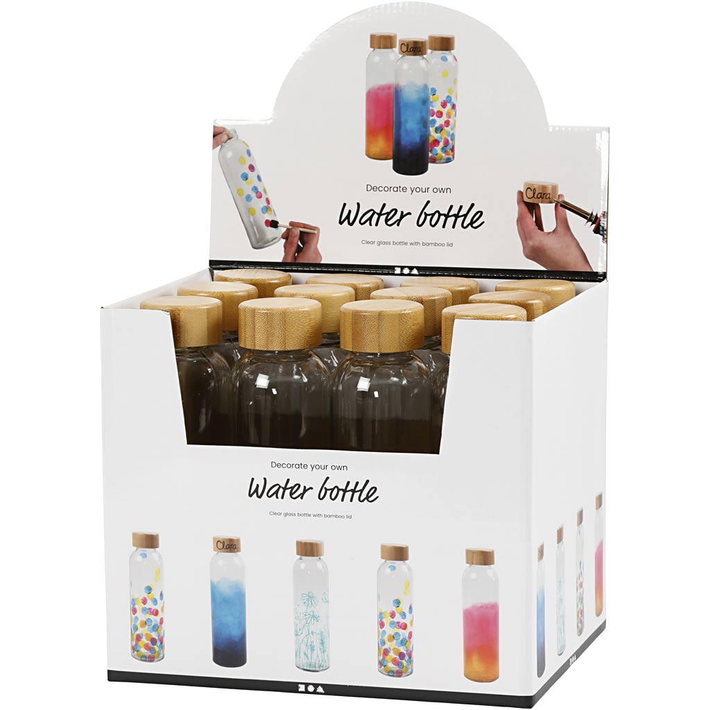 Borraccia Creative Company, h: 22 cm, d 6,7 cm, 500 ml, 12 pezzi 1 scatola