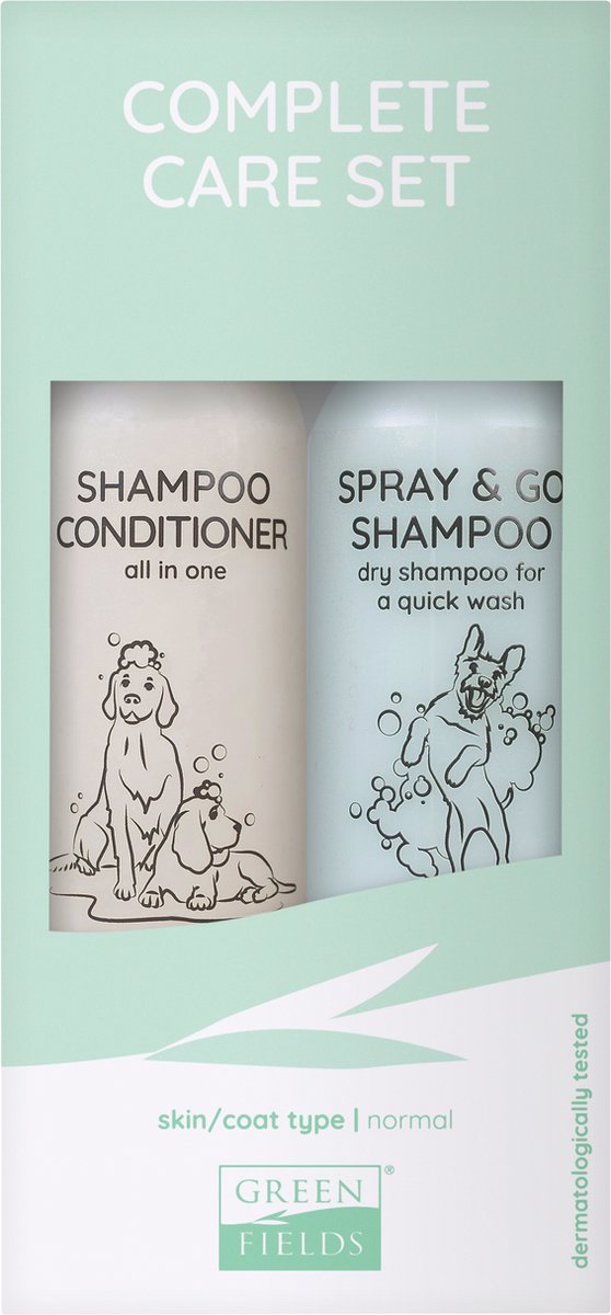 Greenfields Greenfields Dog Care Set shampoo e spruzza 2 x 250 ml