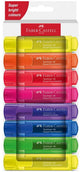 Pennarello per testo Faber-castell - 8 pezzi in custodia di cartone - fc-254648