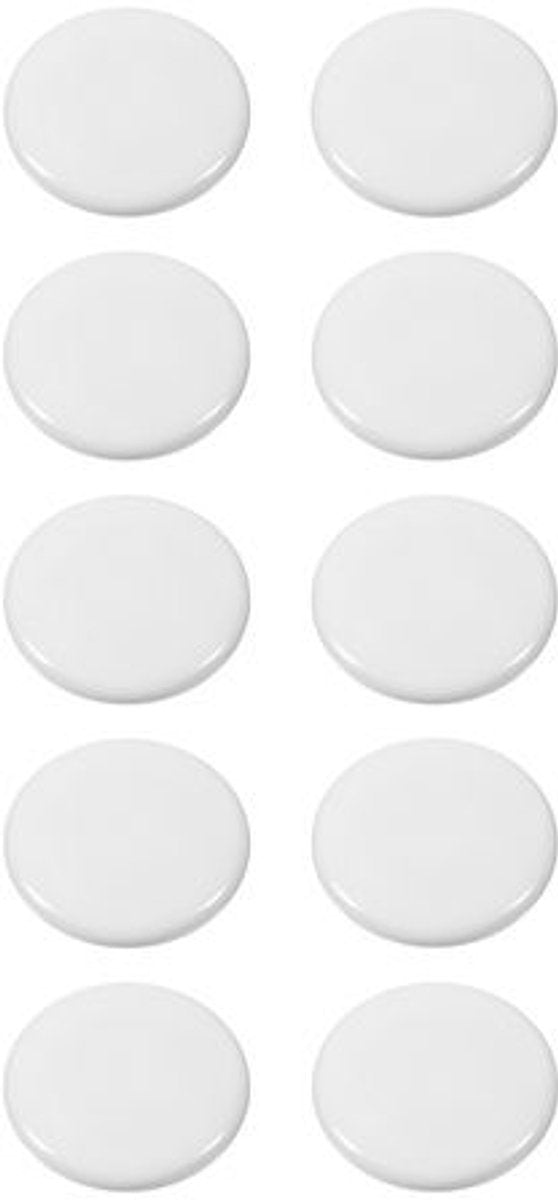 Magneti Westcott - bianchi - ø 40x8,5mm - 2500g - 10 pezzi - ac-e1082