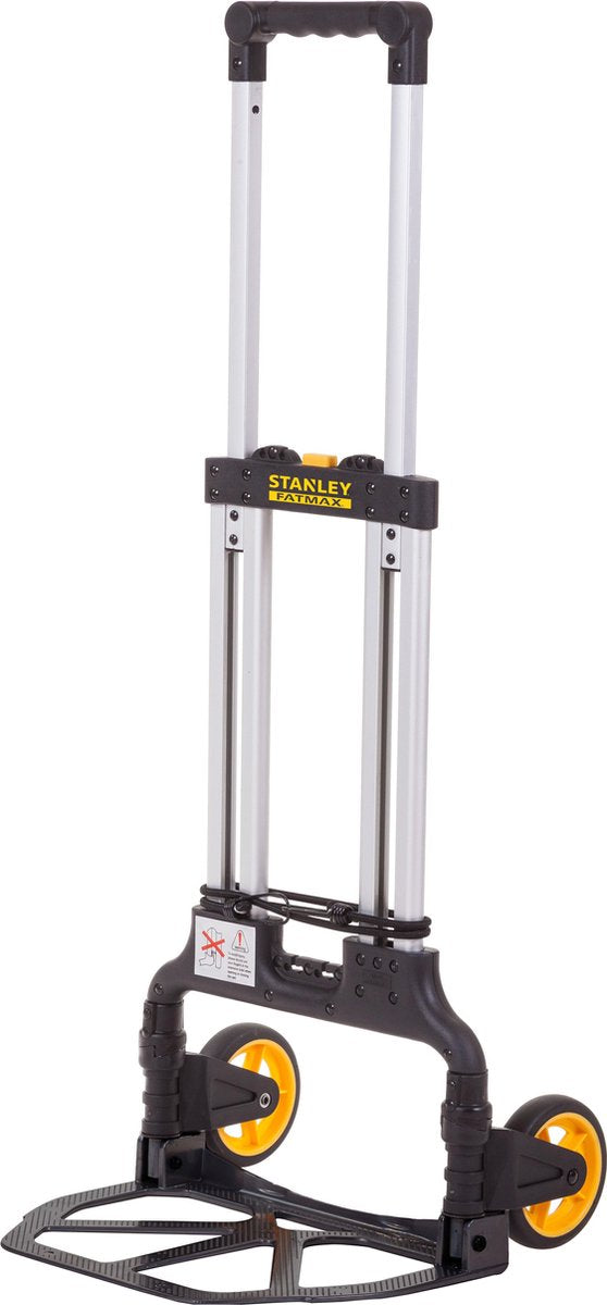 Carrello manuale pieghevole Stanley fxwt-705 - max. 70 kg - 41 x 40 x 104 cm - pneumatici per tutti i terreni - nero argento