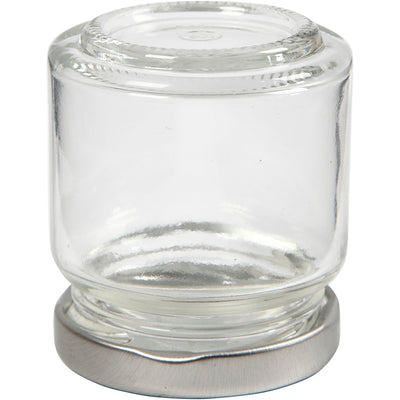Vaso in vetro Creative Company, h: 6,5 cm, d 5,7 cm, 100 ml, trasparente, 12 pezzi 1 scatola