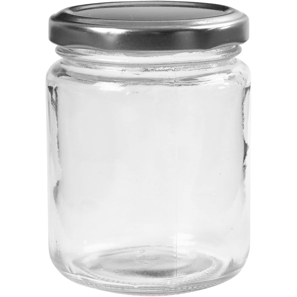 Vaso in vetro Creative Company, h: 9,1 cm, d 6,8 cm, 240 ml, trasparente, 12 pezzi 1 scatola