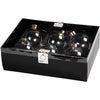 Soprammobili in vetro Creative Company, h: 8,9 cm, p 7,9 cm, trasparente, 6 pezzi 1 scatola