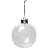 Soprammobili in vetro Creative Company, h: 8,9 cm, p 7,9 cm, trasparente, 6 pezzi 1 scatola