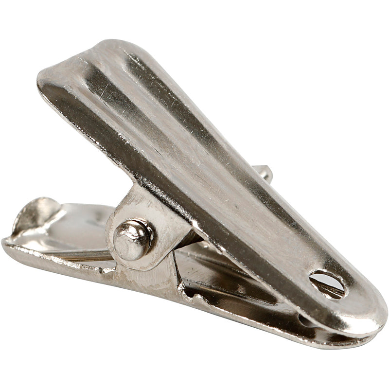 Mollette decorative Creativ Company, l: 27 mm, l: 14 mm, argento, 10 pezzi 1 scatola