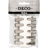 Mollette decorative Creativ Company, l: 27 mm, l: 14 mm, argento, 10 pezzi 1 scatola