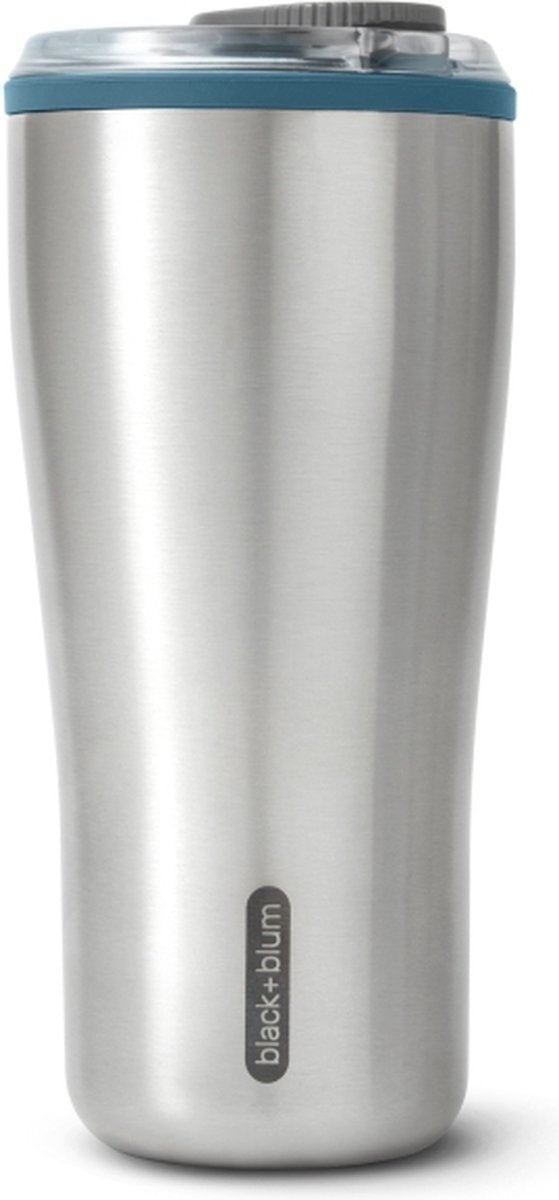 Black blum black+blum stainless steel thermos cup - 600ml - blue