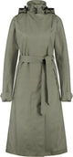 Agu trench lungo impermeabile urbano outdoor donna - verde - m