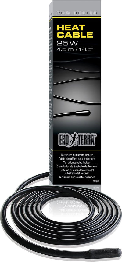Cable calefactor exo terra - 4,5 metros - 25w