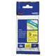 Nastro per etichette brother tze621 9mmx8m nero giallo