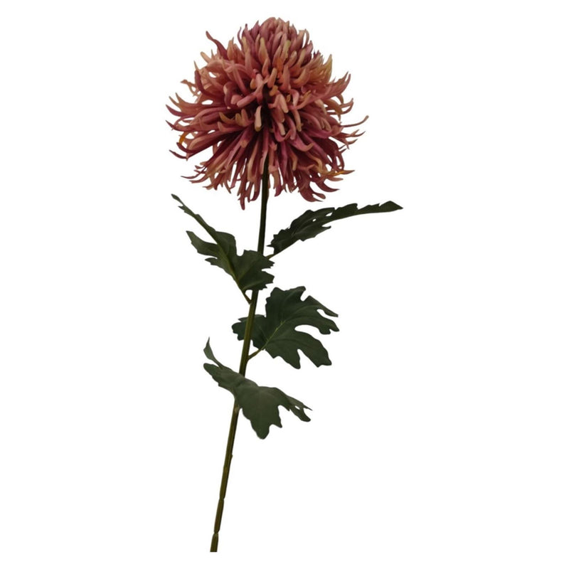 Atmosfera da palazzo, fiore artificiale crisantemo arancione 91x18x18 cm