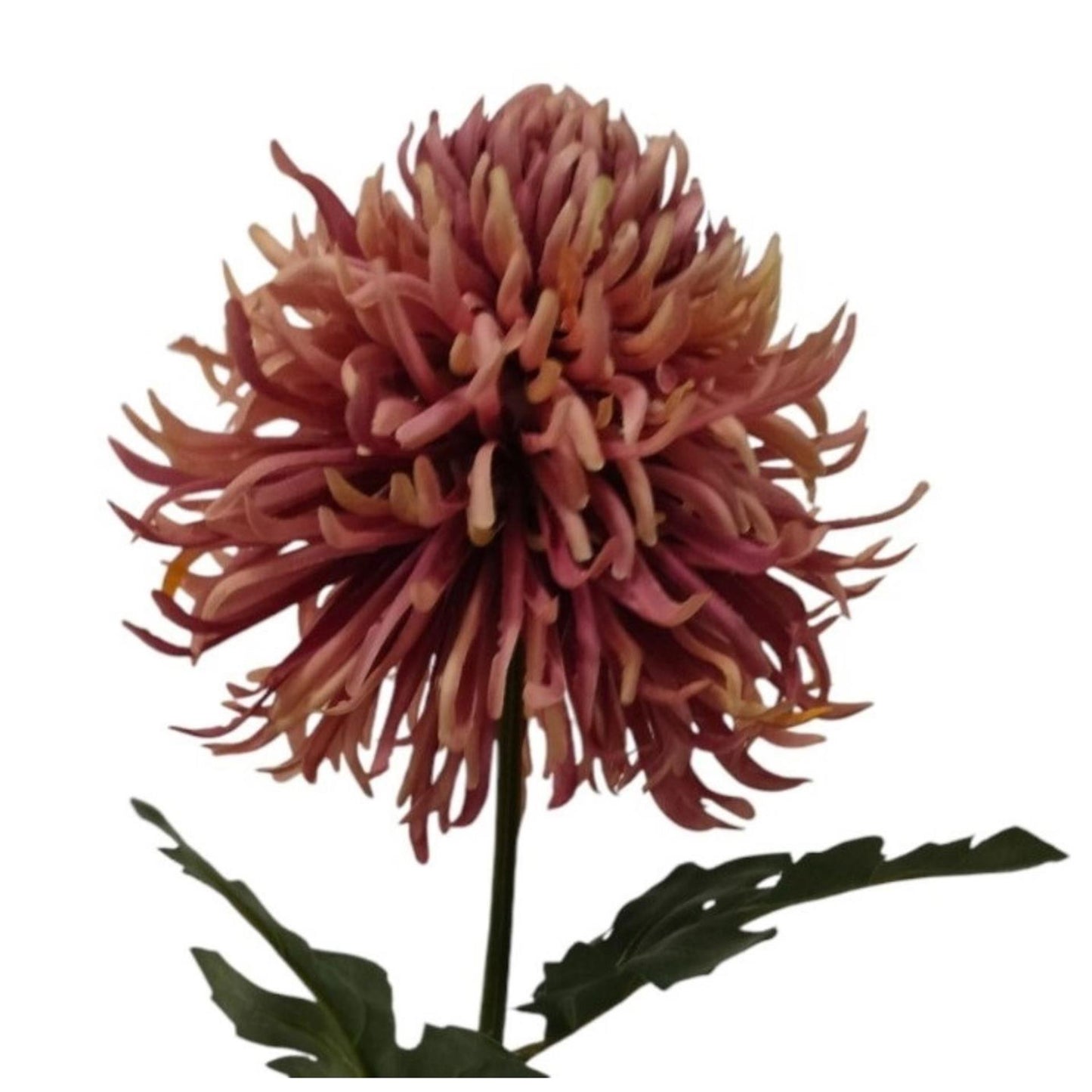 Ambiente mansión flor artificial crisantemo naranja 91x18x18cm