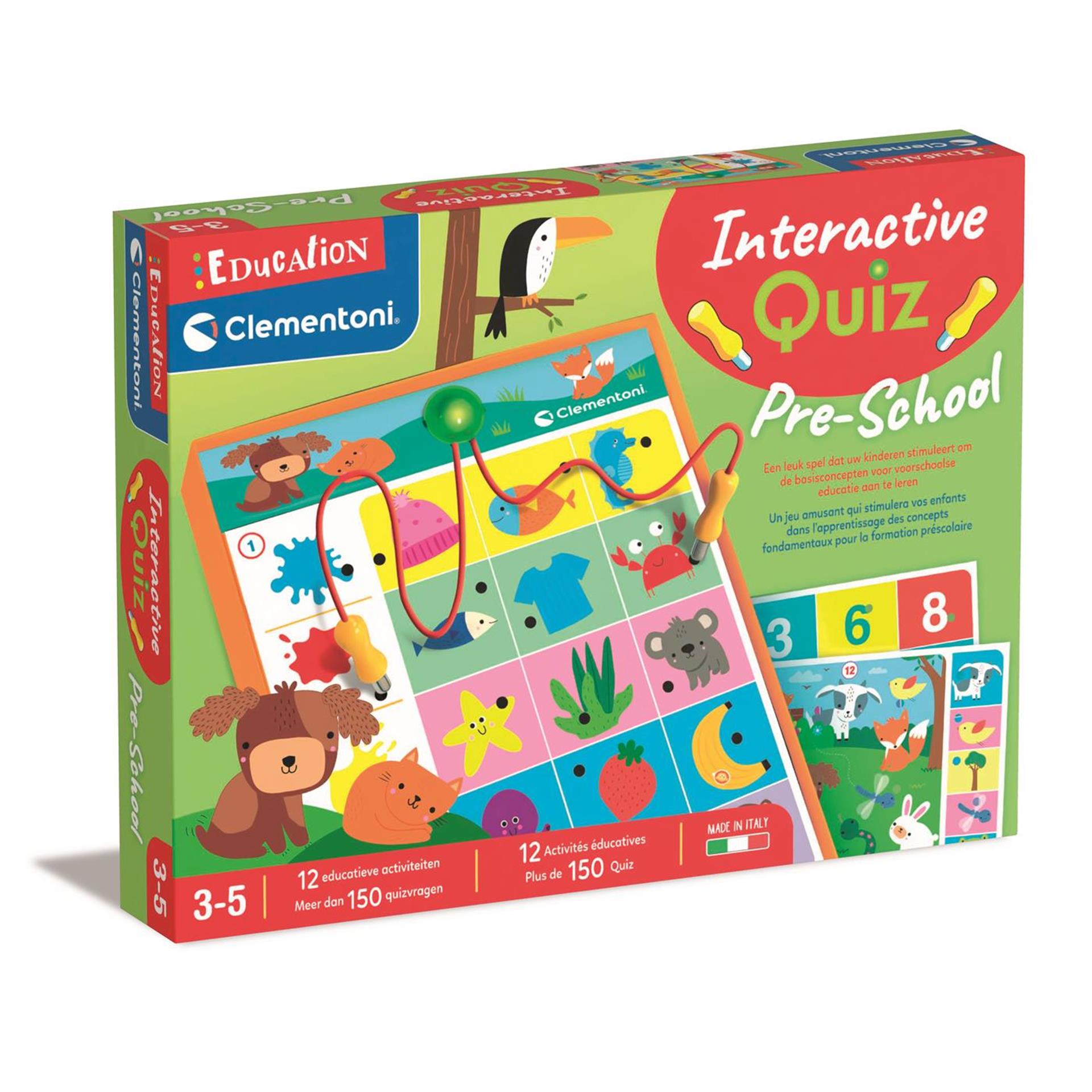 Clementoni Education Interactive Quiz Pre-School Learning Game