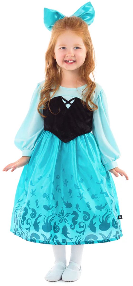 Pequeñas aventuras - día de la sirena - vestido con lazo - talla 98-104