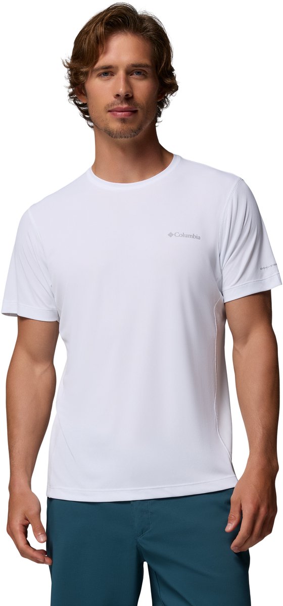 Columbia zero rules™ light ss crew heren outdoorshirt - white
