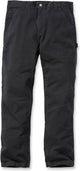 Peto de sarga lavada Carhartt b324 negro-w32-l32
