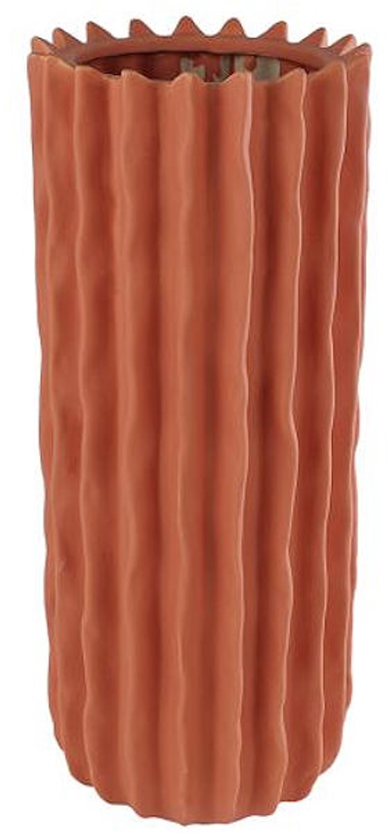 Vaso Van Mane giocattolo terra ceramica 13x13x28cm decoro.