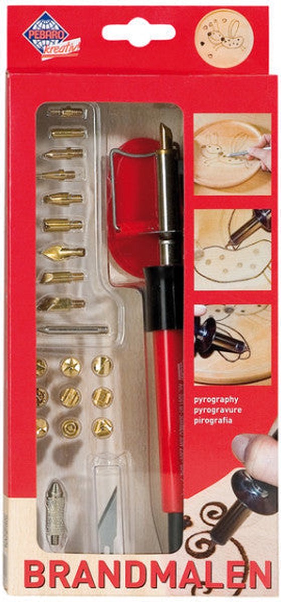 Pebaro wood burner set deluxe 20 attachments