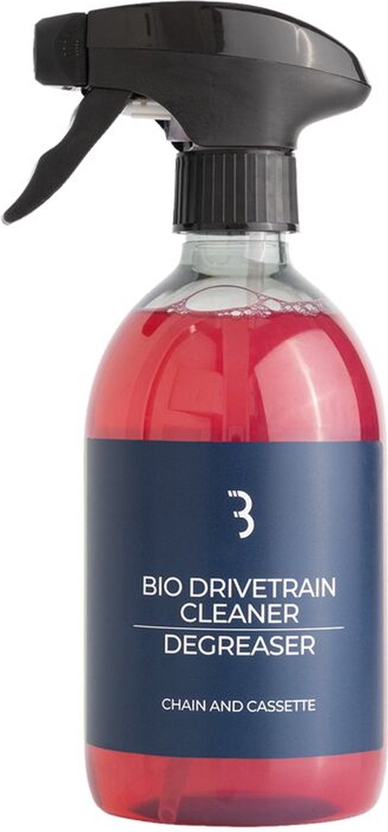 Bbb Cycling Bio Drivetrain Cleaner Spray - Detergente per catene di biciclette - Sgrassatore vegetale per catene in pratico flacone spray - Adatto per catene, cassette e parti di trasmissione - 500 ml - BTL-250S